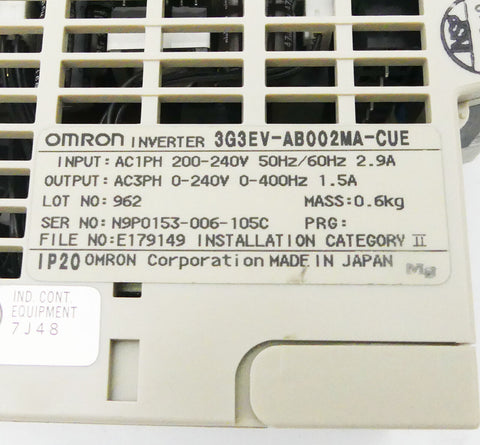 OMRON 3G3EV-AB002MA-CUE