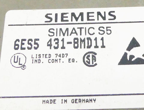 SIEMENS 6ES5431-8MD11