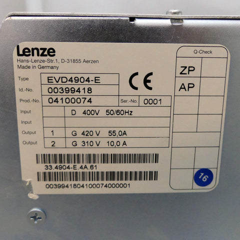 LENZE EVD4904-E