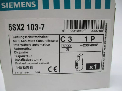 SIEMENS 5SX2-103-7