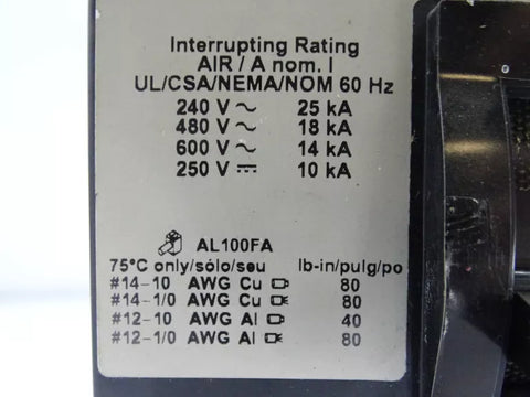 SCHNEIDER ELECTRIC FAL36100