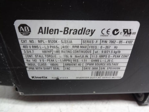 ALLEN BRADLEY MPL-B520K-SJ22AA