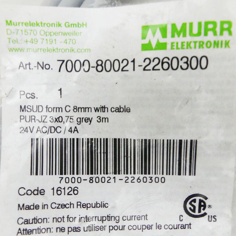 MURRELEKTRONIK 7000-80021-2260300