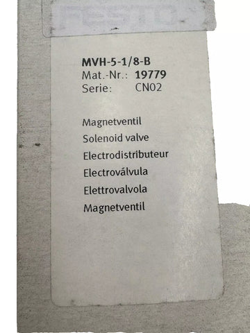 Festo MVH-5-1/8-B