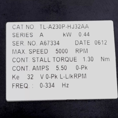 ALLEN BRADLEY TL-A230P-HJ32AA