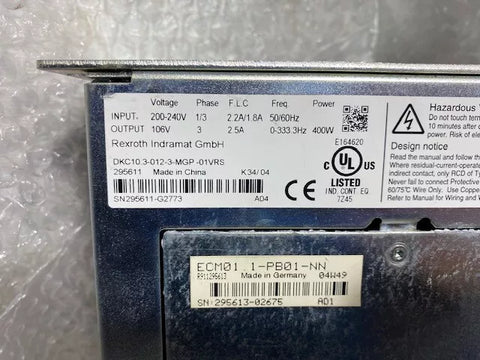 REXROTH DKC10.3-012-3-MGP-01VRS