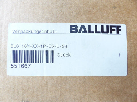 Balluff BLS 18M-XX-1P-E5-L-S4