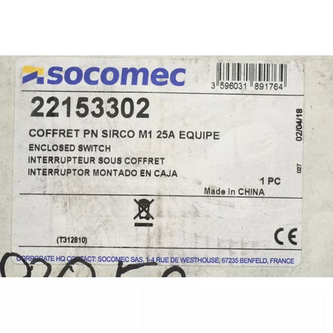 SOCOMEC 22153302