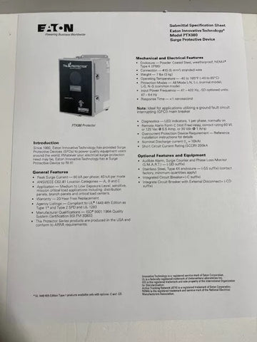 EATON PTX080-3Y201