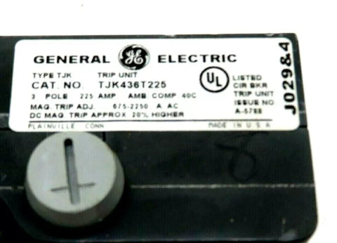 GENERAL ELECTRIC TJK436T225