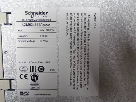 SCHNEIDER ELECTRIC LXM62LS18A01000