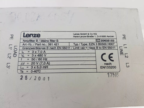 LENZE EZN 3 B0500 H007