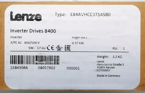 Lenze E84AVHCE3714SB0