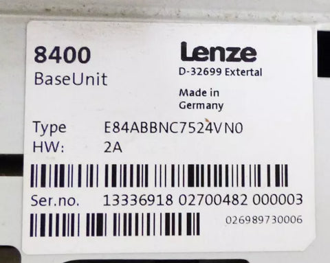 Lenze E84ABBNC7524VN0