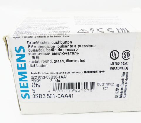 SIEMENS 3SB3501-0AA41