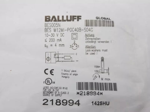 BALLUFF BESM12MI-P0C40B-S04G