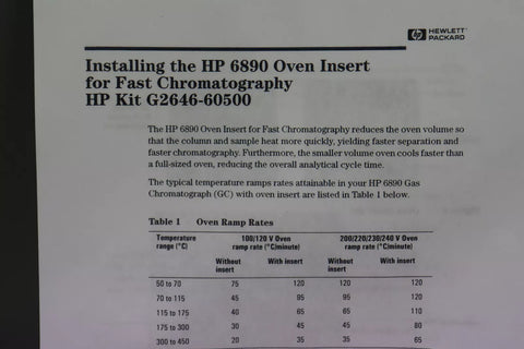 AGILENT G2646-60500