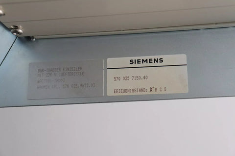 Siemens 6FC3981-4FD