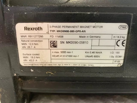 REXROTH MKD090B-085-GP0-AN