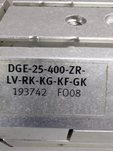 FESTO DGE-25-400-ZR-LV-RK-KG-KF-GK