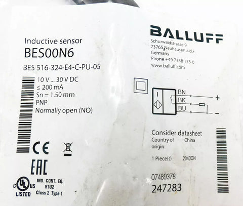 BALLUFF BES 516-324-E4-C-PU-05