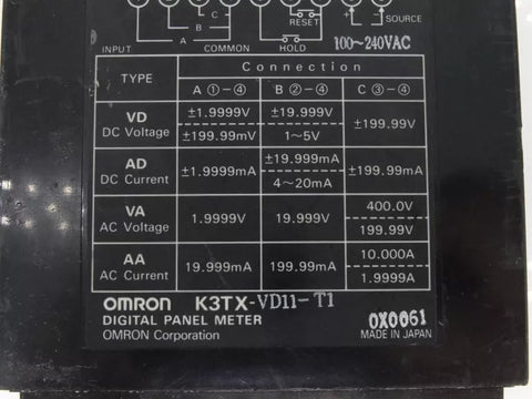 OMRON K3TX-VD11-T1