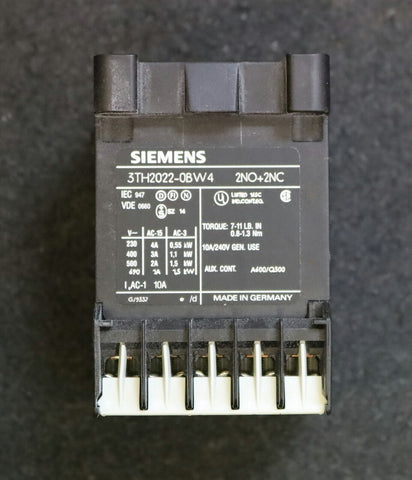 SIEMENS  3TH2022-0BW4