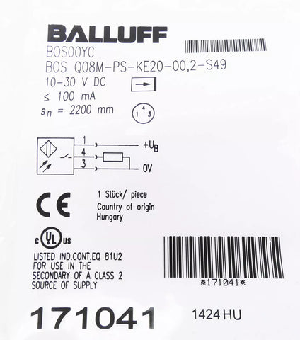 BALLUFF BOS Q08M-PS-KE20-00.2-S49