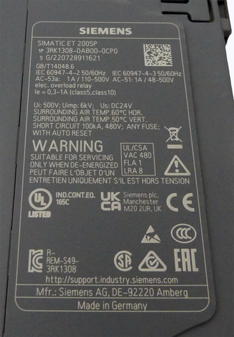 SIEMENS 3RK1308-0AB00-0CP0