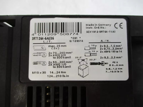 SIEMENS 3RT1264-6AU36