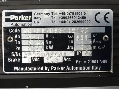 PARKER MH7037025112I65