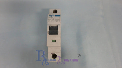 HAGER NC 106 C6 6A 6 AMP 10kA MCB BREAKER