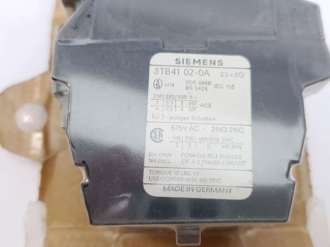 SIEMENS 3TB4102-0A