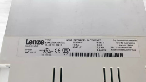 LENZE ESMD222X2SFA002