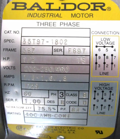 BALDOR 35T97-1802