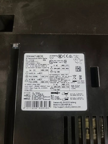 SIEMENS 3RW4447-6BC35