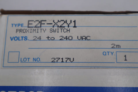 E2F-X2Y1 Omron