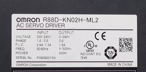 OMRON R88D-KN02H-ML2