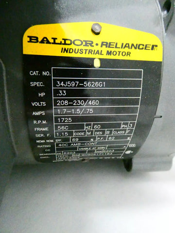 Baldor 34J597-5626G1