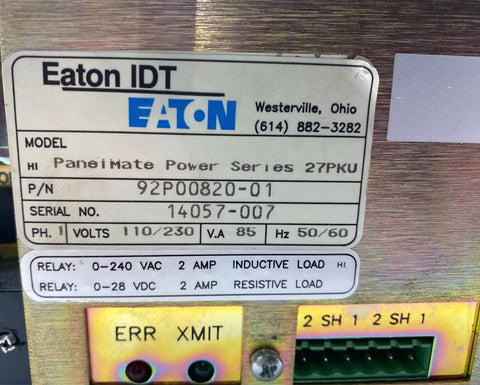 EATON 92P00820-01