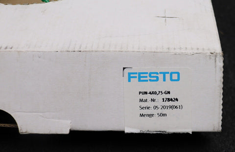 FESTO PUN-4X0,75-GN