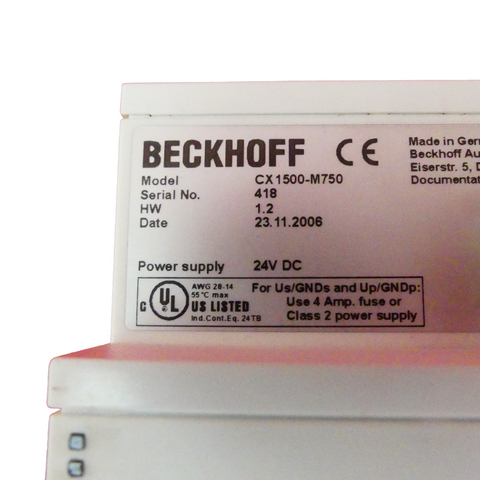 BECKHOFF CX1500-M750