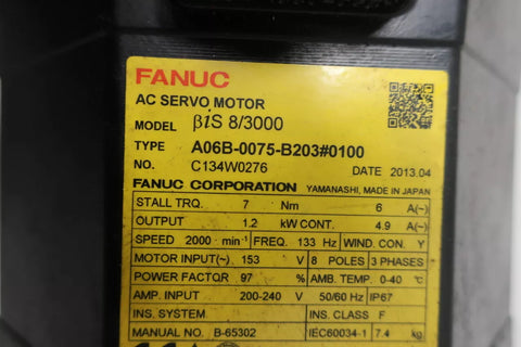 FANUC A06B-0075-B203#0100