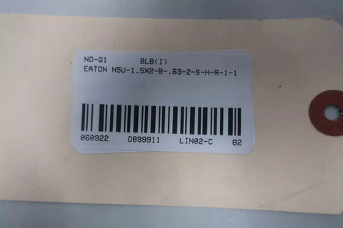 Eaton N5U-1.5X2-B-.63-2-S-H-R-1-1