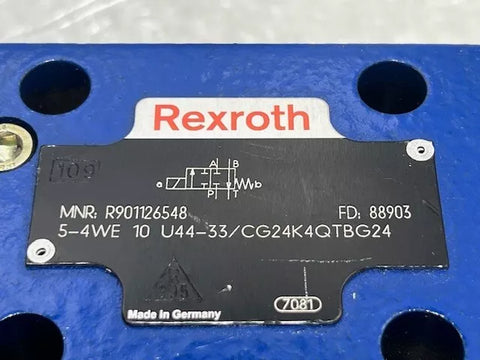 REXROTH 5-4WE 10 U44-33/CG24K4QTBG24