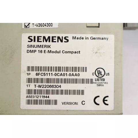 SIEMENS  6FC51111-0CA01-0AA0