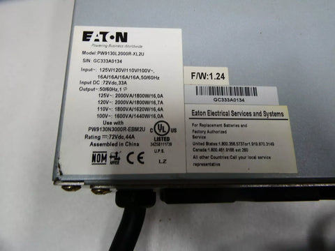 Eaton PW9130L2000R-XL2U