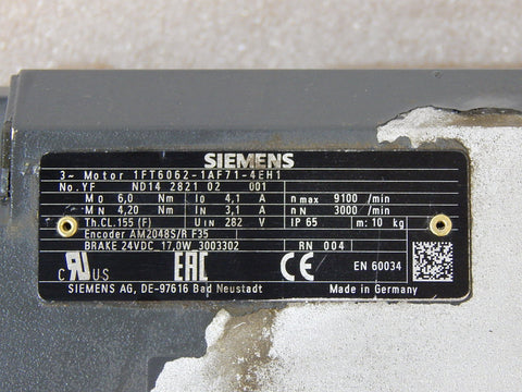 SIEMENS 1FT6062-1AF71-4EH1