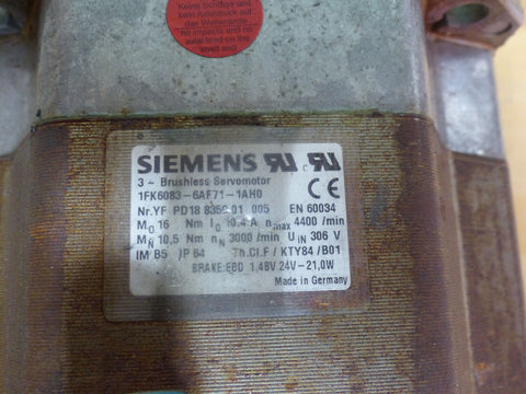 SIEMENS 1FK6083-6AF71-1AH0