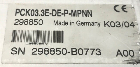 Rexroth PCK03.3E-DE-P-MPNN